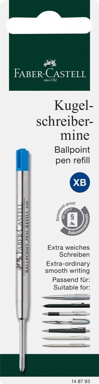 Faber-Castell Faber-Castell 148793 wkład do długopisu Niebieski 1 szt.