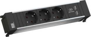Listwa zasilająca Bachmann BACHMANN POWER FRAME Medium 3x gniazdo z uziemieniem 1x ładowarka USB