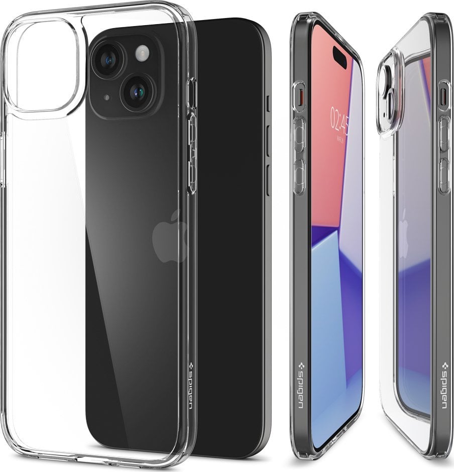Spigen Air Skin Hybrid, crystal clear - iPhone 15 Plus