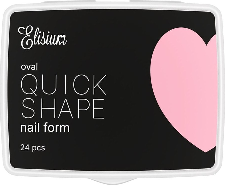 ELISIUM_Quick Shape Nail Form Mini formy do przedłużania paznokci Oval