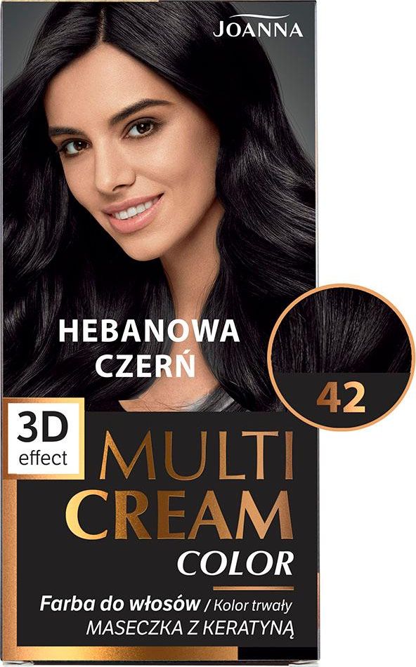 Joanna Multi Cream Color Farba nr 42 Hebanowa Czerń