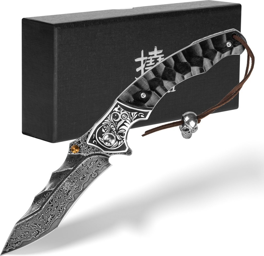 Shiori Shiori Nikuya - nóż myśliwski ze stali damasceńskiej