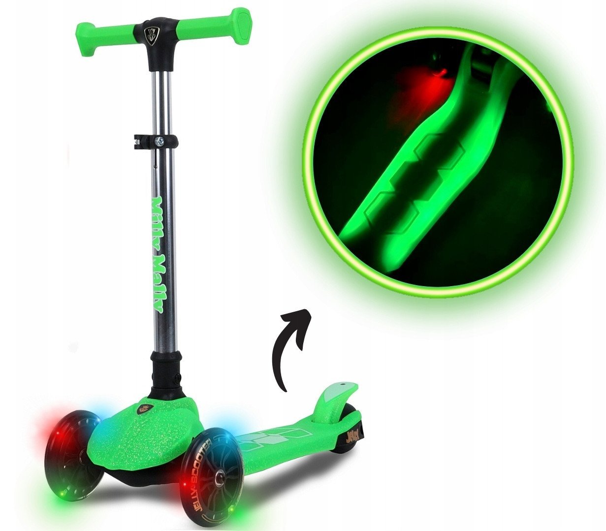Milly Mally Scooter Jelly Green