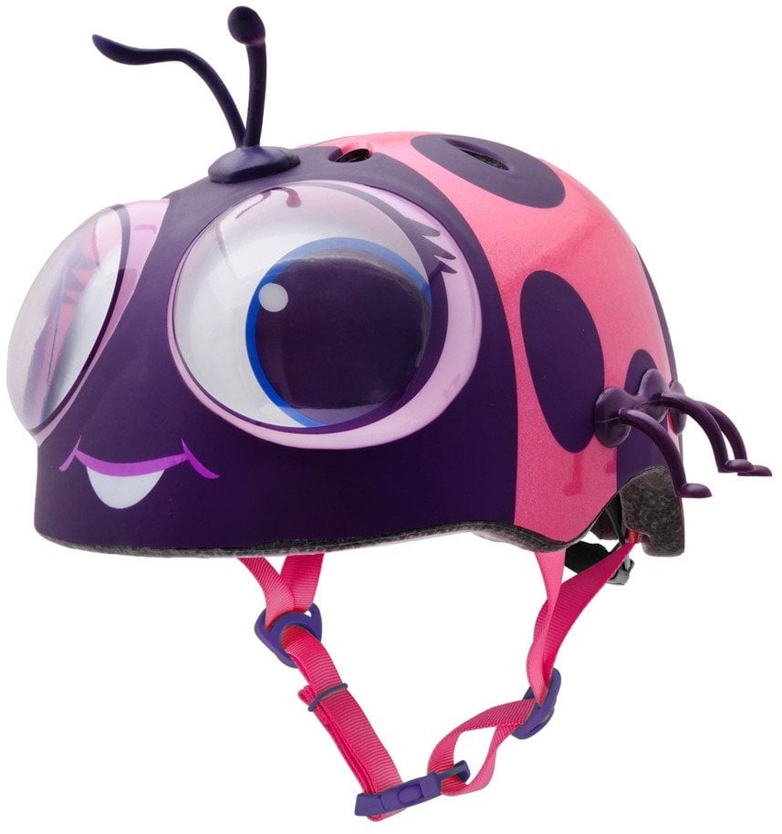 Kask dziecięcy juniorski RASKULLZ GOOGLY LADY BUG pink roz. XS TOODLER FS 3+ (48-52 cm) (NEW)