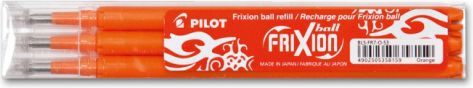 Pilot WKLAD DO WYMAZYWALNEGO PIORA FRIXION POMARANCZOWY OPAKOWANIE 3 SZT - BLS FR7 O