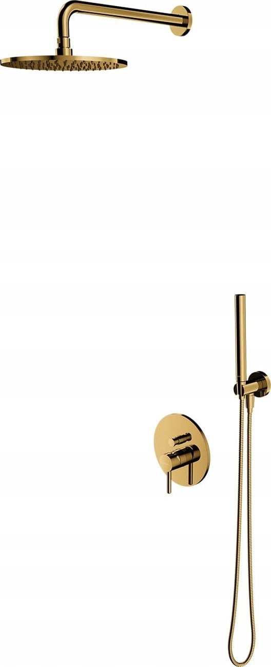 Bateria prysznicowa Omnires Omnires zestaw prysznicowy podtynkowy Y złoty SYSY19GL