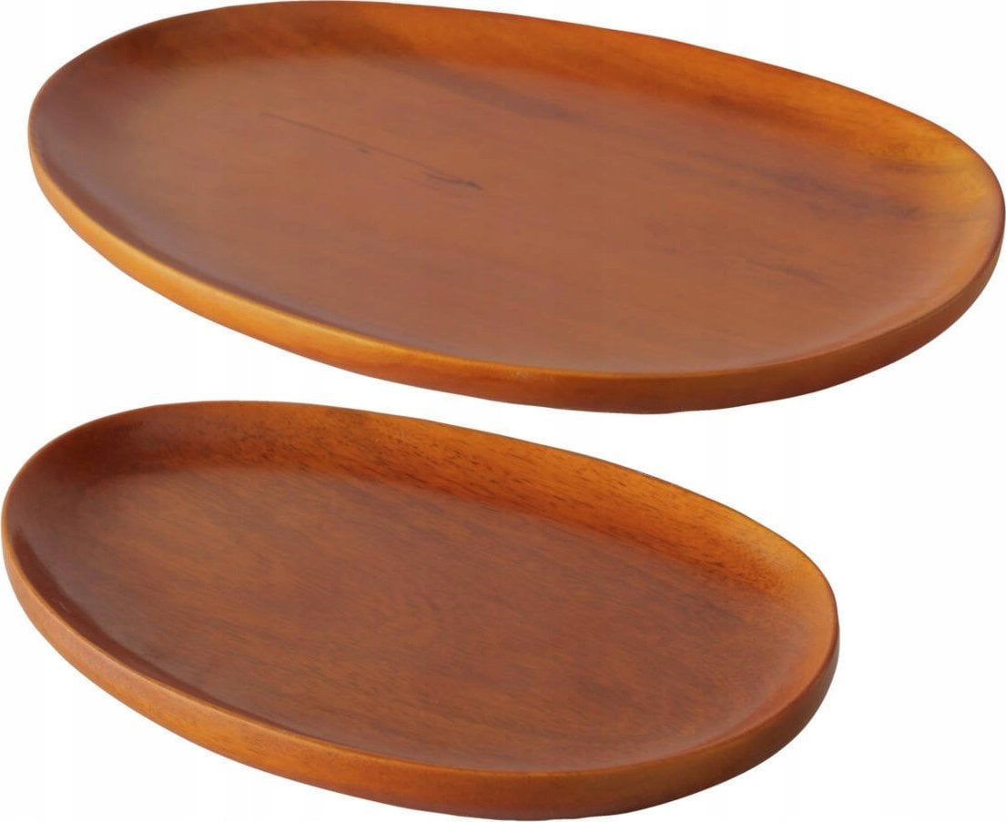 Boltze Zestaw drewnianych tac TORIN, 20-29 cm