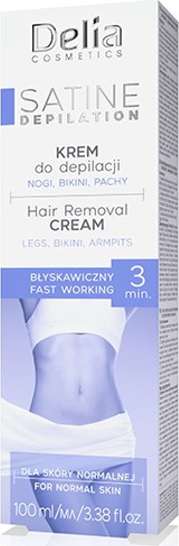 Delia DELIA Satine Depilation Błyskawiczny krem do depilacji 3 minuty 100 ml