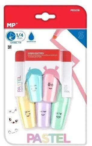 Zakreślacz pastelowy 1,0/4,0mm 5szt