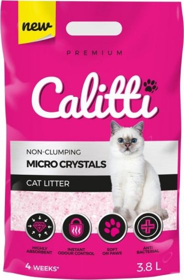 Żwirek dla kota Calitti Micro Crystals Naturalny 3.8 l
