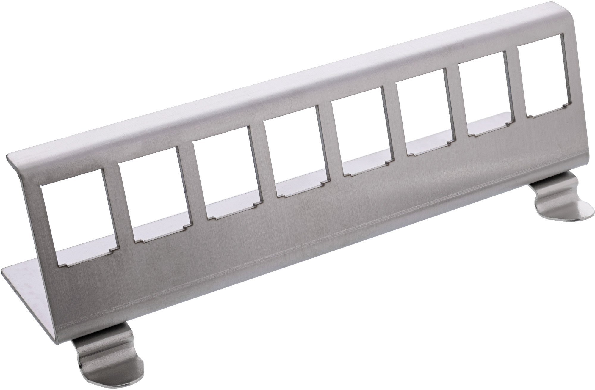 InLine Keystone SNAP-In Uchwyt modułowy metalowy 8-fach do szyny DIN