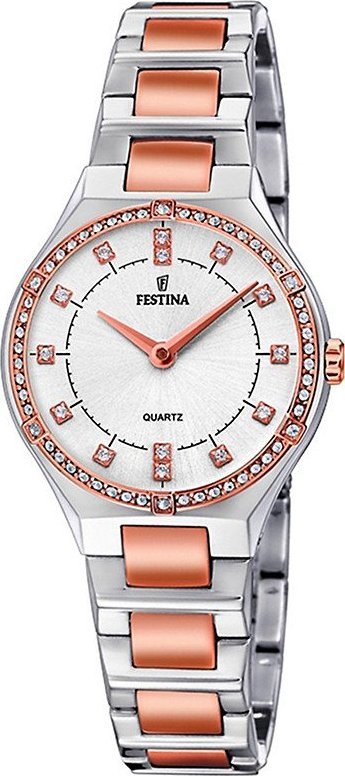Zegarek Festina Zegarek damski Festina F20226-3 CYRKONIE srebrny