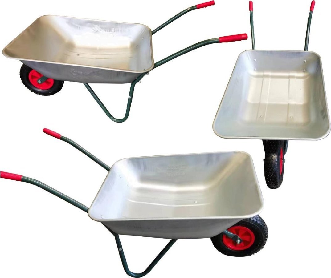 TACZKA OGRODOWA OCYNKOWANA 80KG 120L