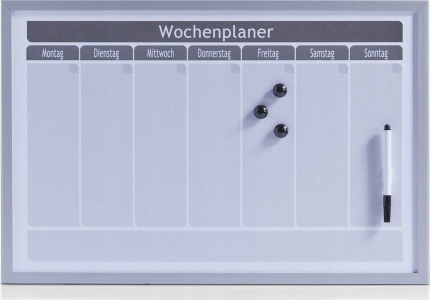 Zeller Tablica magnetyczna WOCHENPLANER + 3 magnesy, 60x40 cm, ZELLER