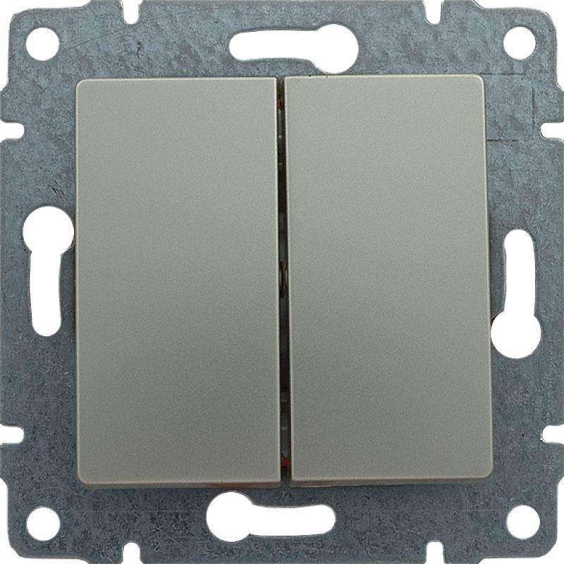 KOS Łącznik podwójny Vena świecznikowy satynowy (515015)