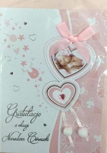 Panorama Karnet narodziny B6 Premium 50 + koperta