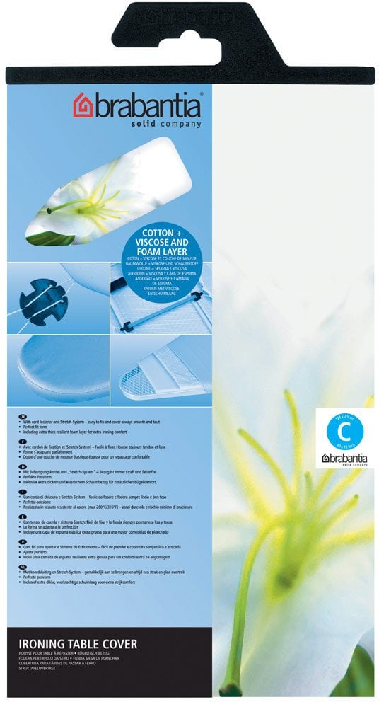 Brabantia BRABANTIA pokrowiec na deskę do prasowania 124x45 cm Mixed (C) 4mm+ 4mm filc 264825