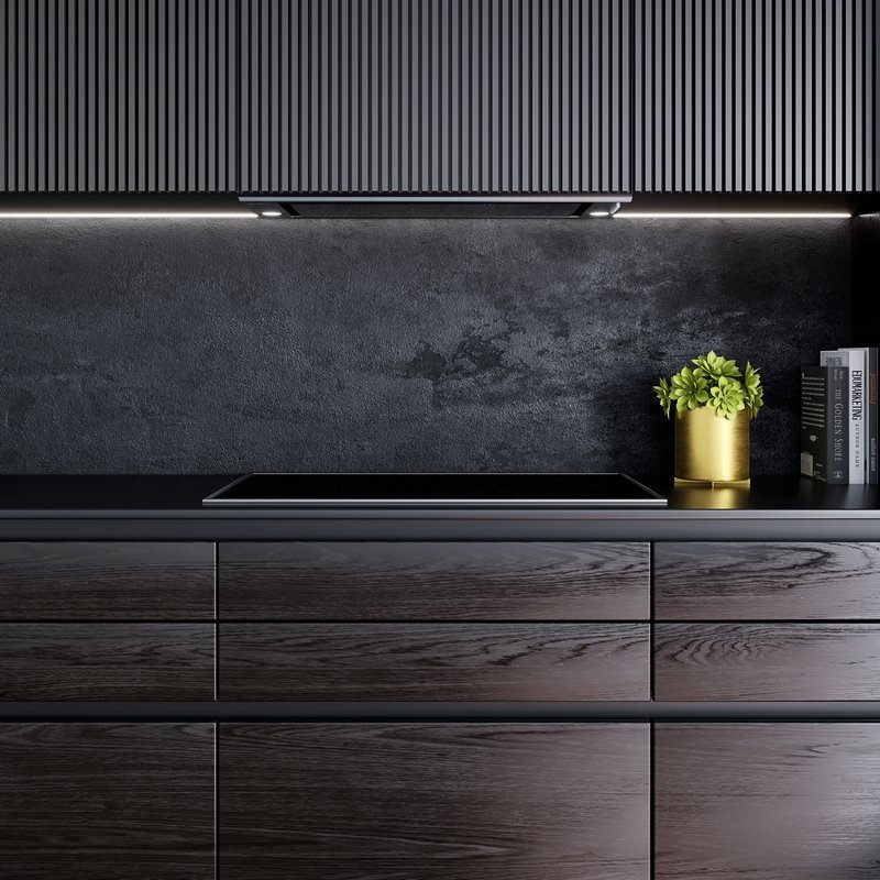 Okap kuchenny GLOBALO Desolero 90.2 Black one size