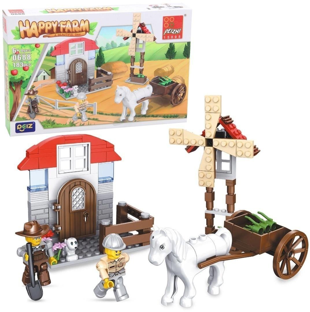 Klocki farma 183 elementy