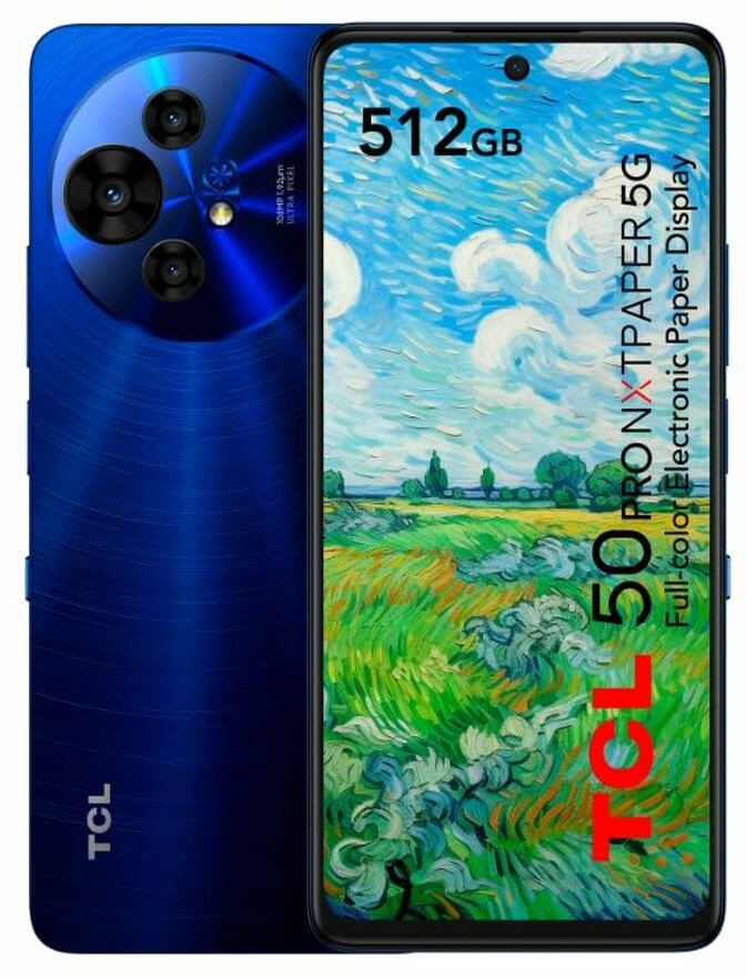 Smartfony TCL 6,6" 6,8" ARM Cortex-A55 8 GB RAM 512 GB Niebieski