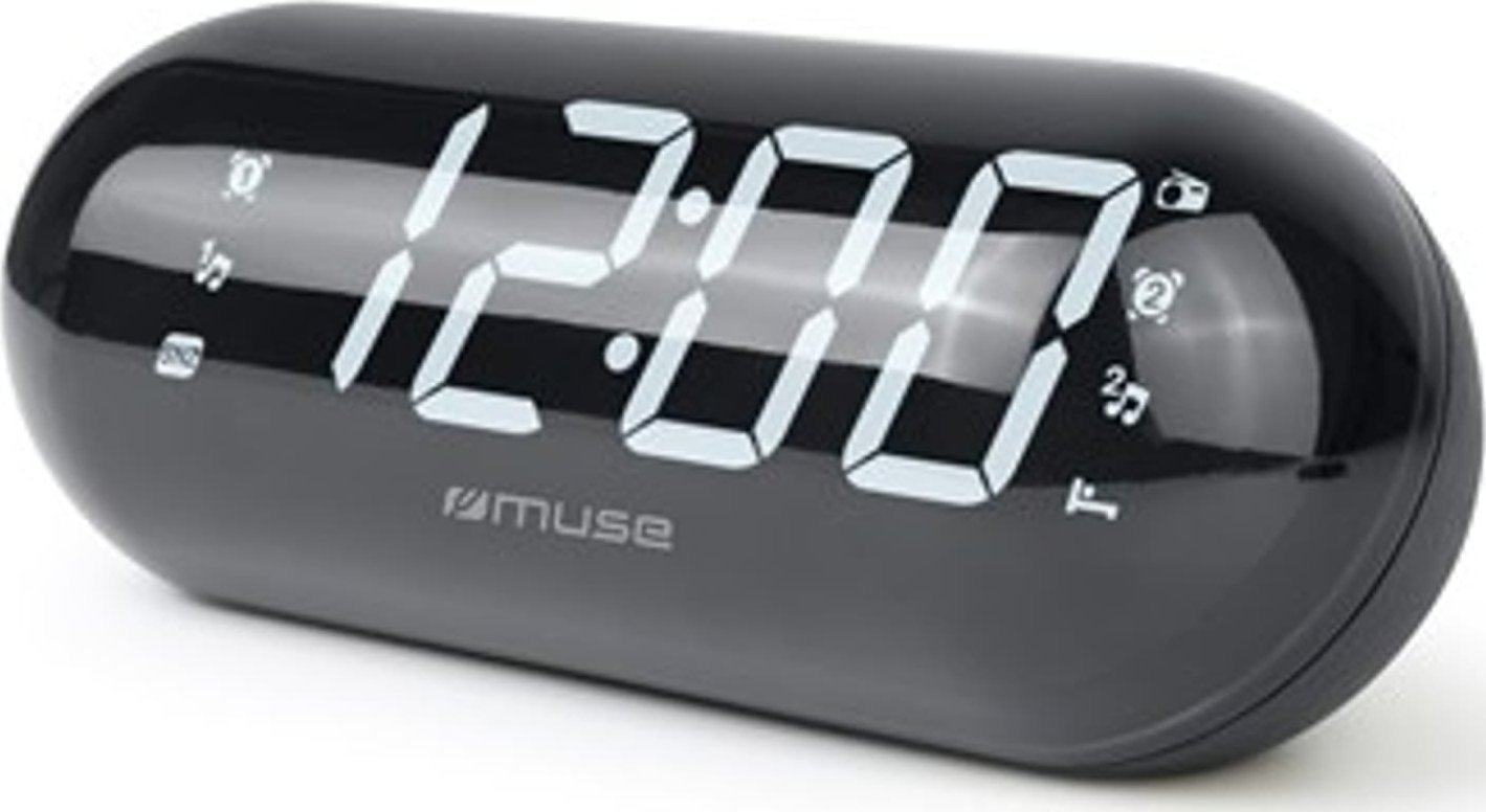 Radiobudzik Muse Muse | Clock Radio With Jumbo Display | M-19 GL | FM radio