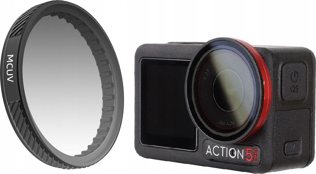 Filtr Ochronny Uv Mc Ultrafioletowy Do Kamery Dji Osmo Action 5 Pro / 4 / 3 / Fi901