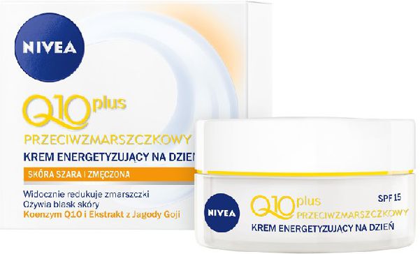 Nivea Q10 Plus Krem przeciwzmarszczkowy energetyzujący na Dzień SPF15 50ml
