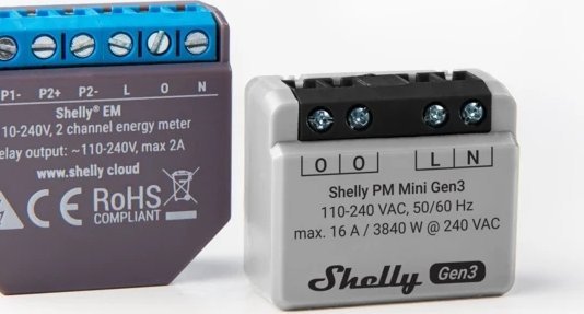 Shelly Shelly Unterputz "Plus PM Mini" WL,BT
