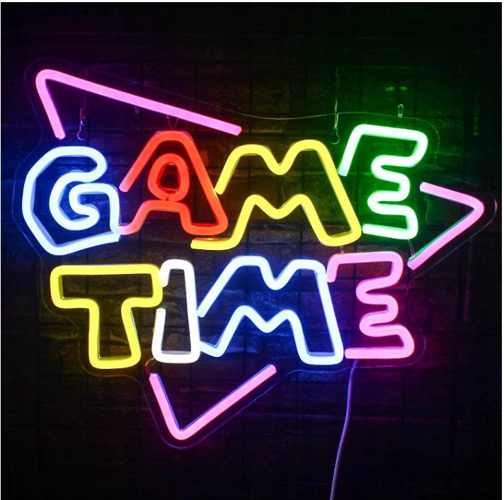 Lampka Game Time Ikons Light / Led / Neon / Duża 39cm * 32cm