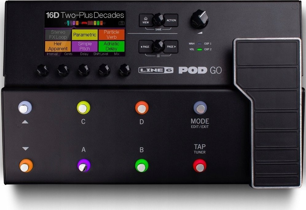 Line6 POD Go Profesjonalny Multiefekt Gitarowy Model Helix Wbudowany Looper