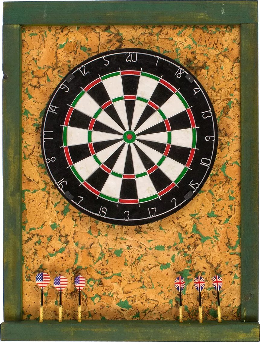 John Paddle Tablica Korkowa John Paddle do Darta Zielona Uniwersalny