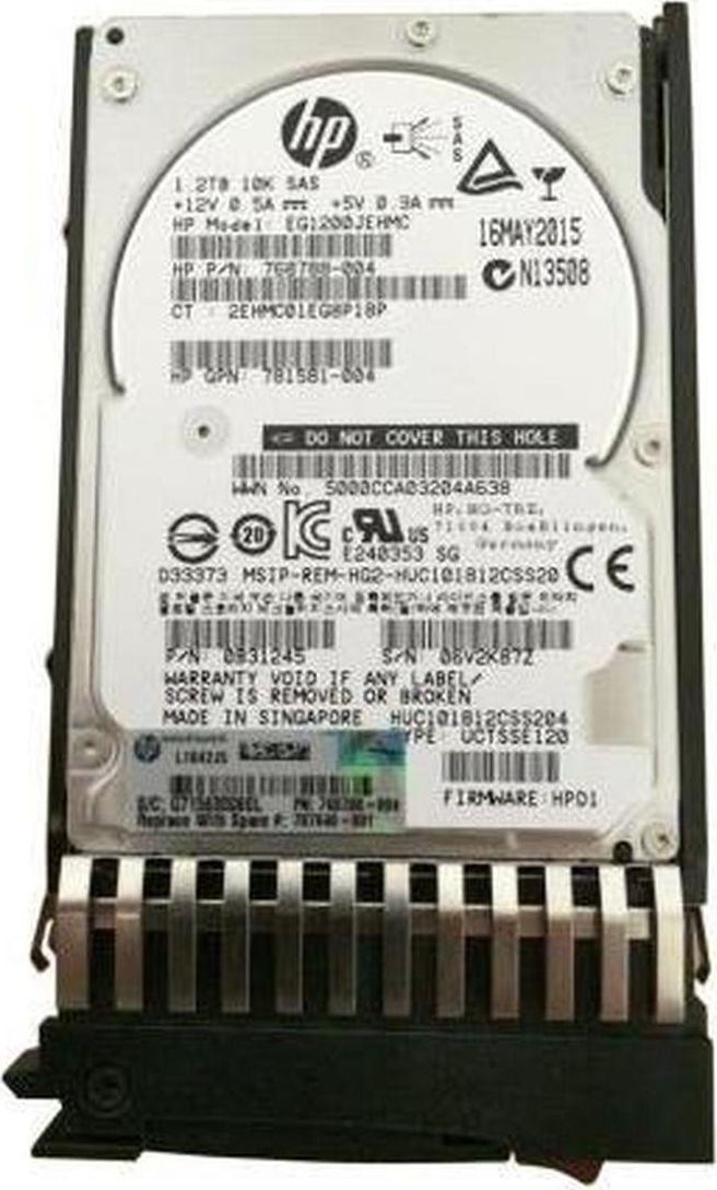 Dysk serwerowy HP 1.2TB 2.5'' SAS-3 (12Gb/s) (787648-001)