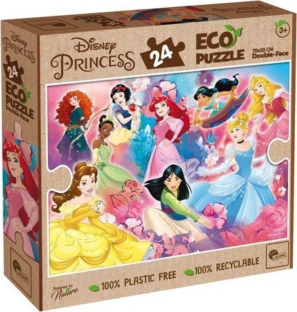 Lisciani LISCIANI DISNEY PUZZLE EKO DWUSTRONNE PRINCESS 24 EL.