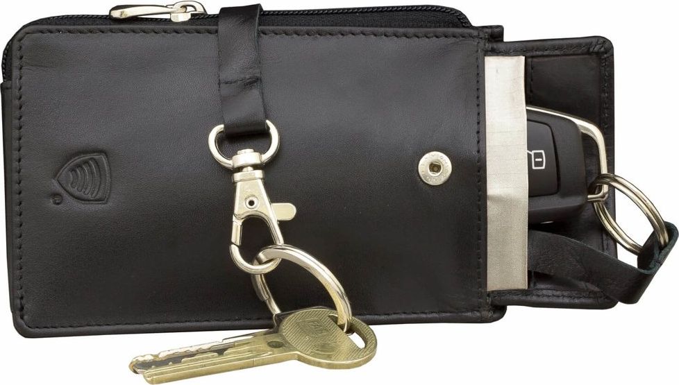 KORUMA Czarne etui na kluczyki typu Keyless antyRFID - Koruma (KUK-94PBL) Uniwersalny