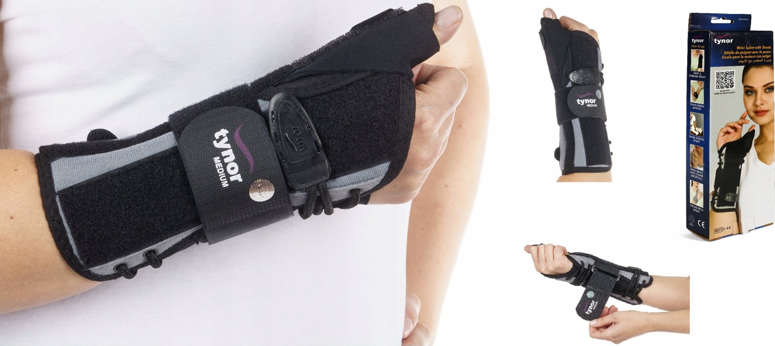 TYNOR ORTEZA NADGARSTKA STABILIZATOR DŁONI RĘKI SZYNA