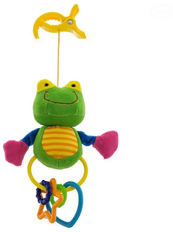 MIĘKKA ZAWIESZKA DO WÓZKA ŁÓŻECZKA NA KLIPS ŻABA