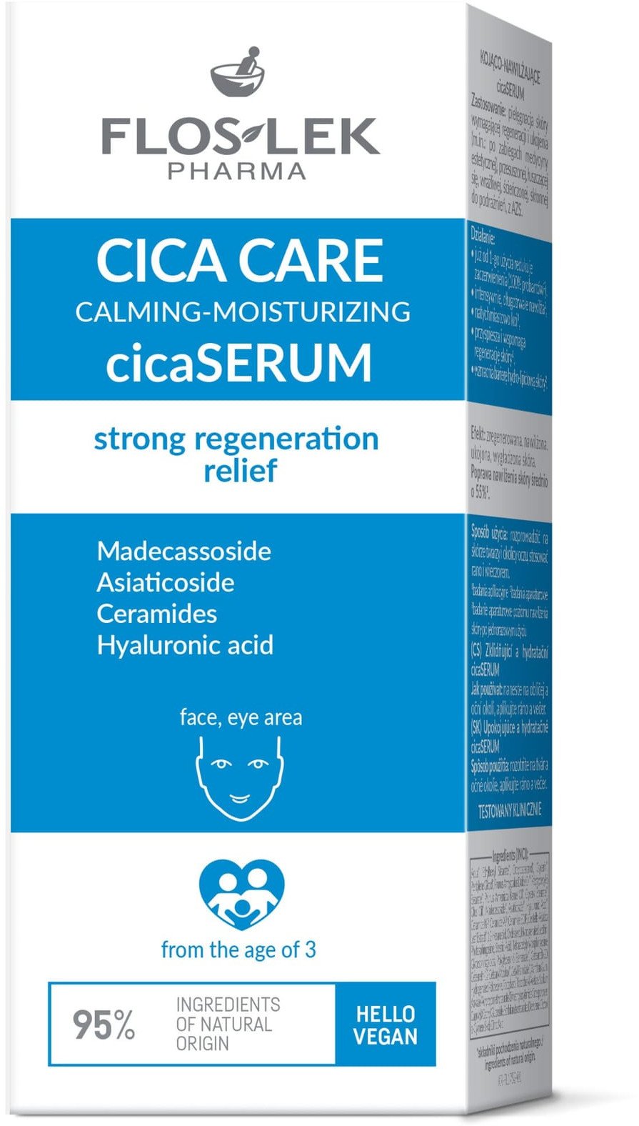 FLOSLEK Cica Serum kojąco-nawilżające 30 ml