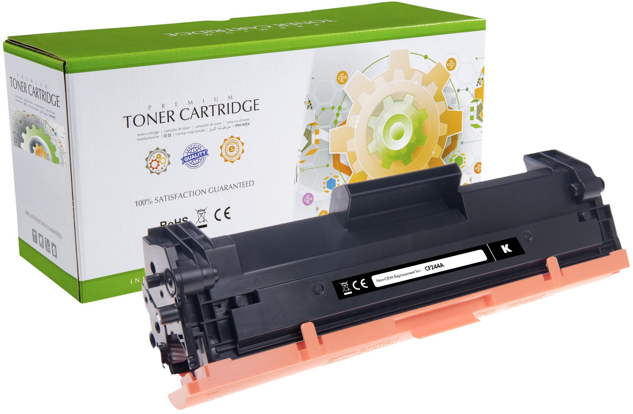 STATIC Toner cartridge compatible with HP CF244A black compatible 1.000 pages