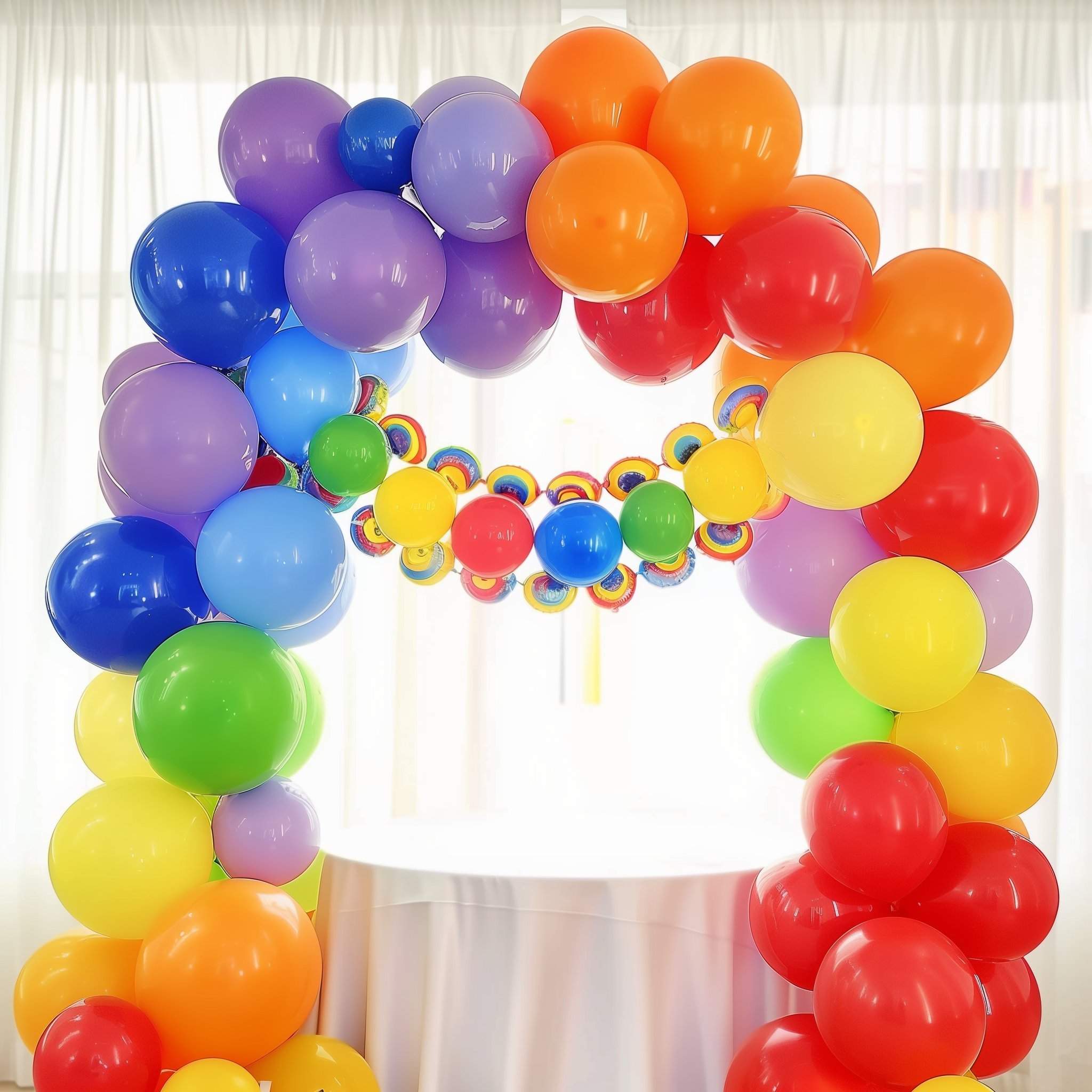 BALONY pastelowe na HEL dekoracje balonowe 18 URODZINY zestaw mix 100szt