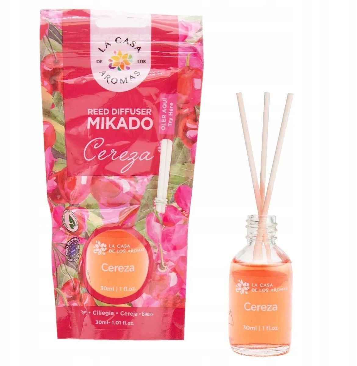 LA CASA DE LOS AROMAS_Patyczki zapachowe Kwiat Wiśni 30ml