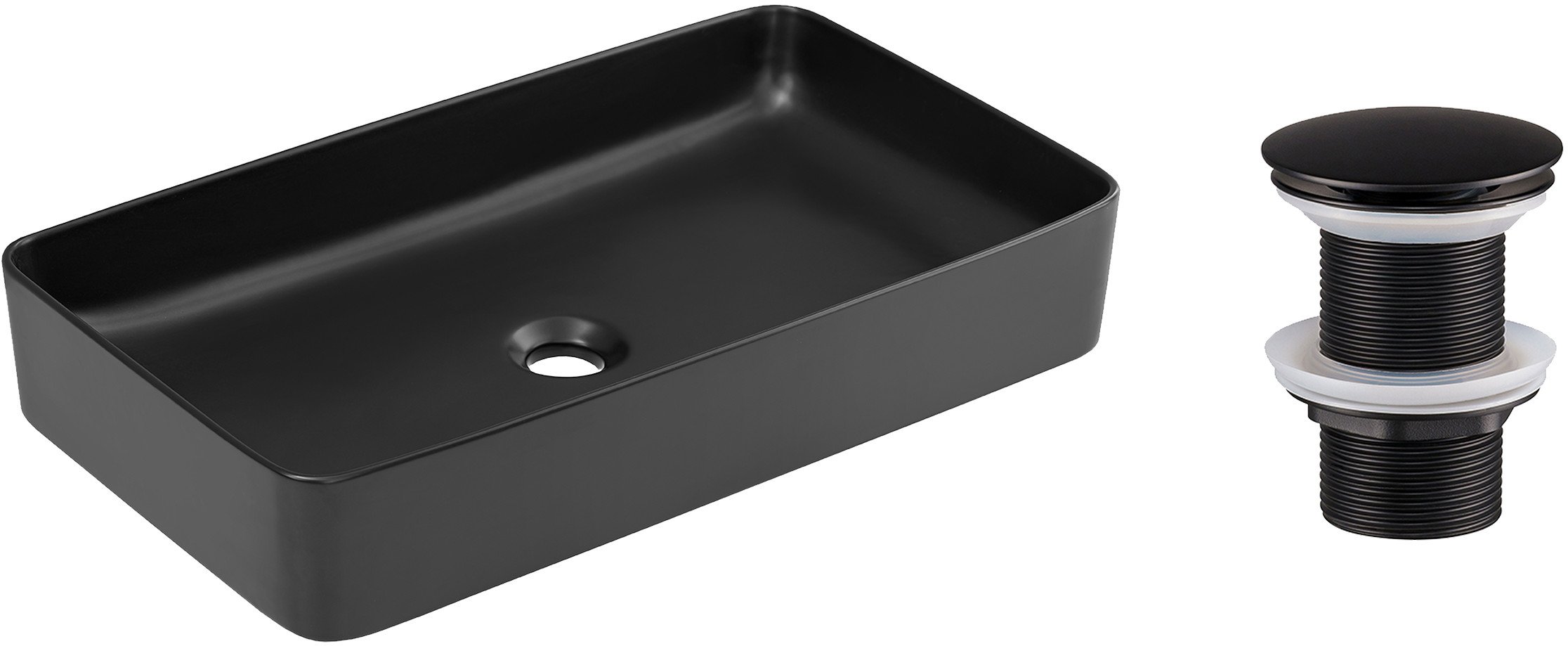 Zestaw Umywalkowy z Korkiem Click-Clack