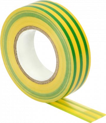 Orno Taśma izolacyjna żółtozielona, uniepalniona, szerokość 19mm, grubość 0,13mm, 20m długości