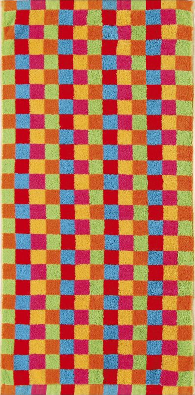 Cawo Frottier Ręcznik 50x100 cm LIFESTYLE Cube Multicolor Hell