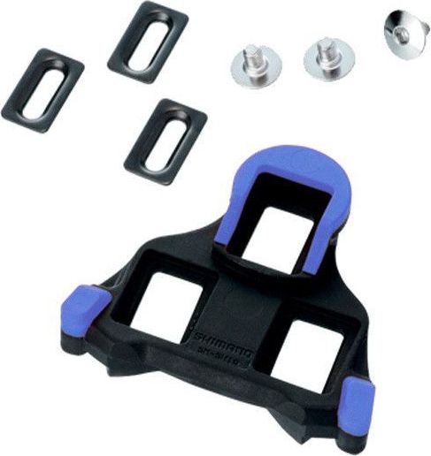 Shimano Bloki pedałów SMSH12 SPD-SL szosa, dwustopniowe, niebieskie uniwersalny