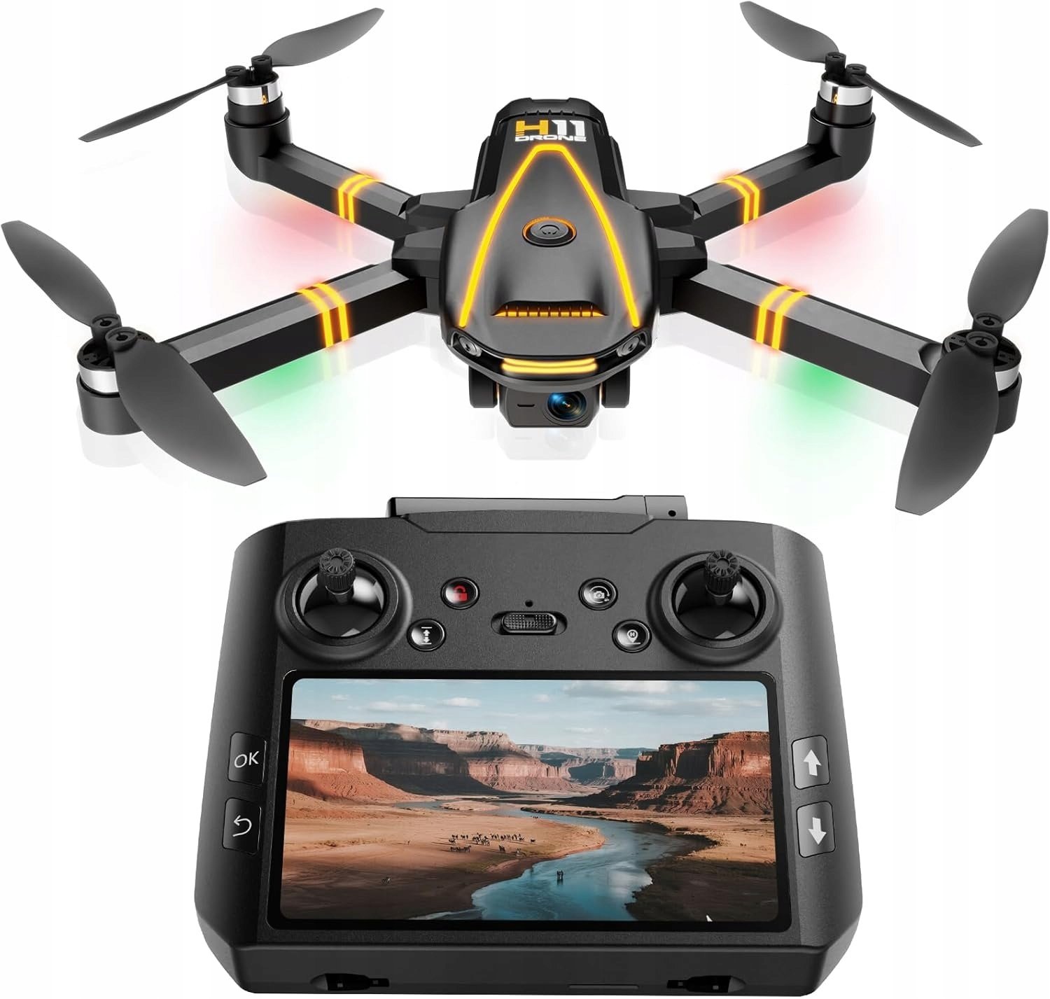 TOPBLASTERBOX H11 Dron GPS kamera 4K z kontrolerem 45min lotu
