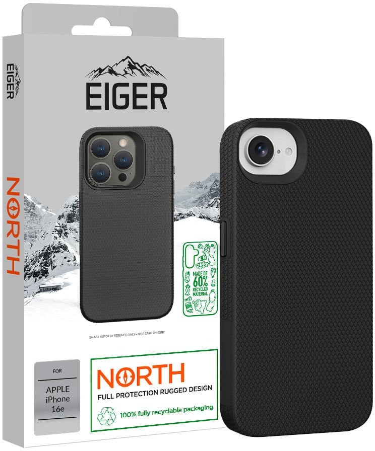 Eiger North Case GRS iPhone 16e czarny
