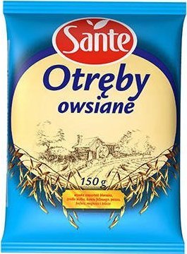 Sante SANTE Otręby Owsiane Stabilizowane - 150g