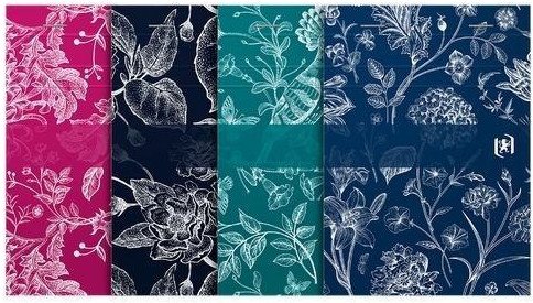 Blok notatnikowy A6/80K linia Romance (10szt)