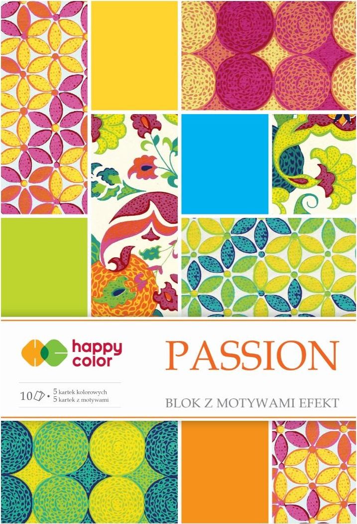 Happy Color Blok Effect Passion 10 arkuszy HAPPY COLOR