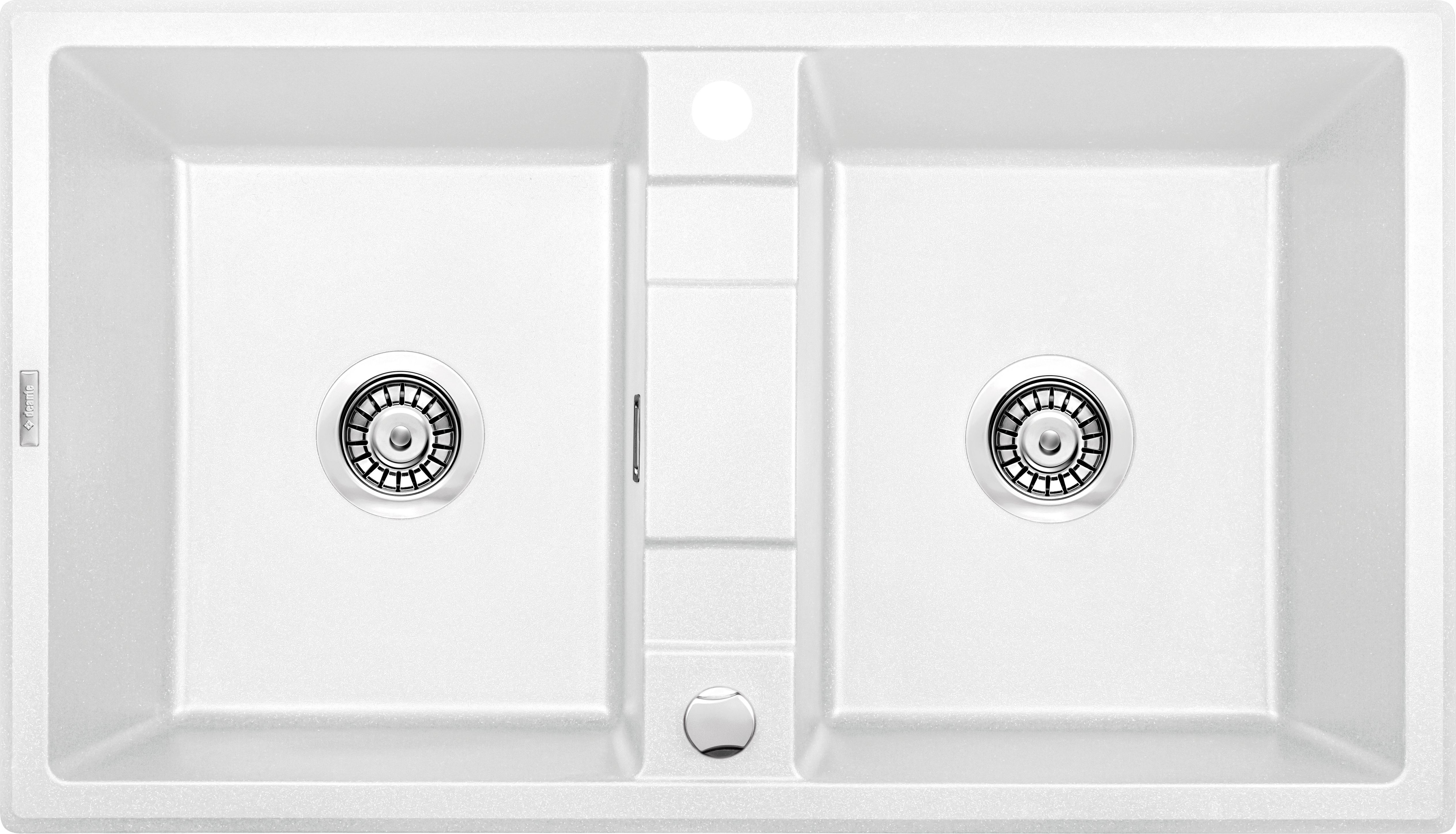 Zlewozmywak Deante Zlewozmywak Eridan Alabaster Granit (ZQE_A203)